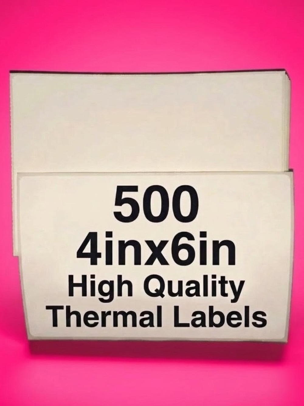 High Quality Thermal Shipping Labels - White 4in x 6in (500 Pack)
